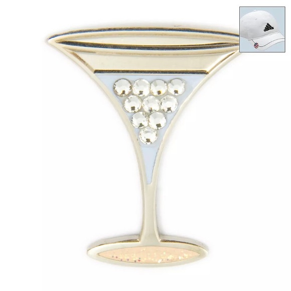 NWT Swarovski crystal Ball Marker. Martini Glass - Picture 1 of 1